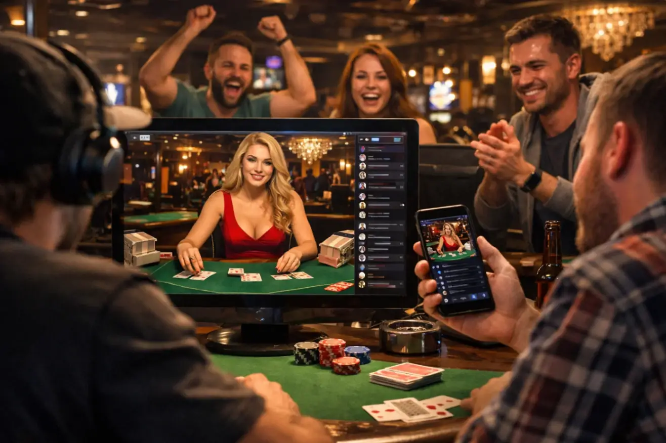 A evolução do streaming de cassinos online